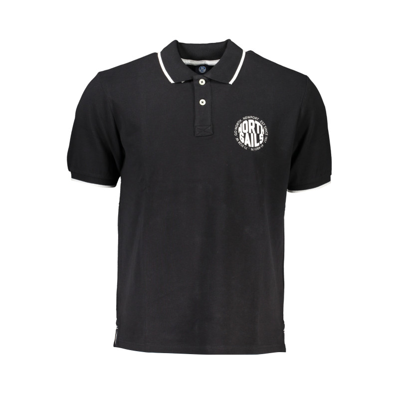 NORTH SAILS POLO MANICHE CORTE UOMO NERO