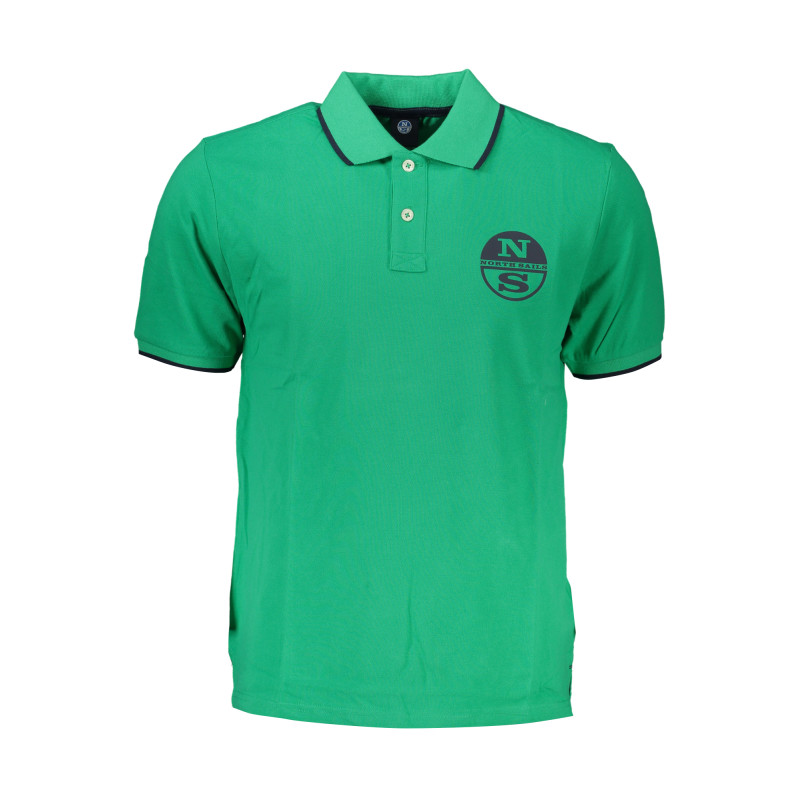 NORTH SAILS POLO MANICHE CORTE UOMO VERDE