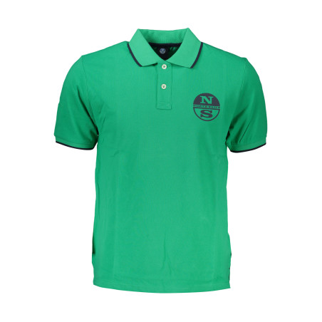 NORTH SAILS POLO MANICHE CORTE UOMO VERDE