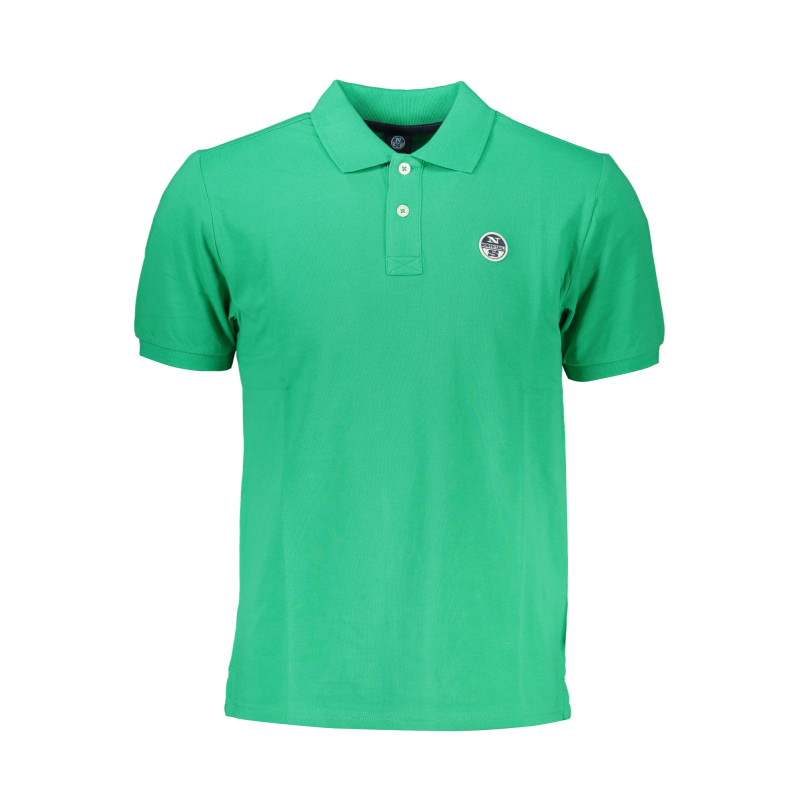 NORTH SAILS POLO MANICHE CORTE UOMO VERDE