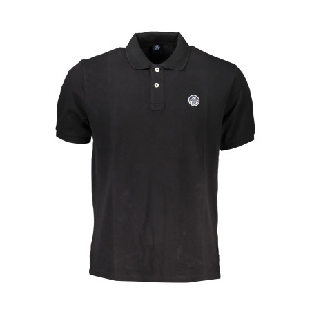 NORTH SAILS MEN&39S BLACK SHORT SLEEVED POLO SHIRT