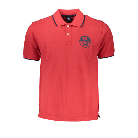 NORTH SAILS POLO MANICHE CORTE UOMO ROSSO