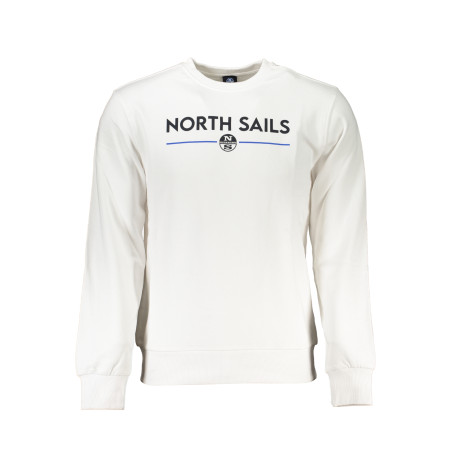 NORTH SAILS FELPA SENZA ZIP UOMO BIANCO