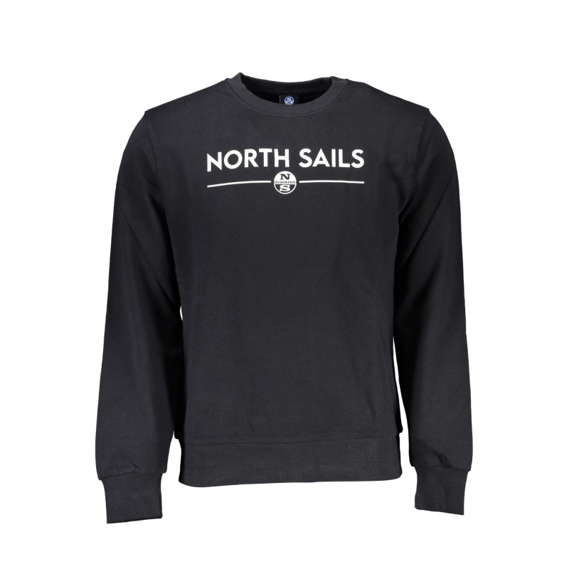 NORTH SAILS MEN&39S BLACK ZIP-OUT SWEATSHIRT