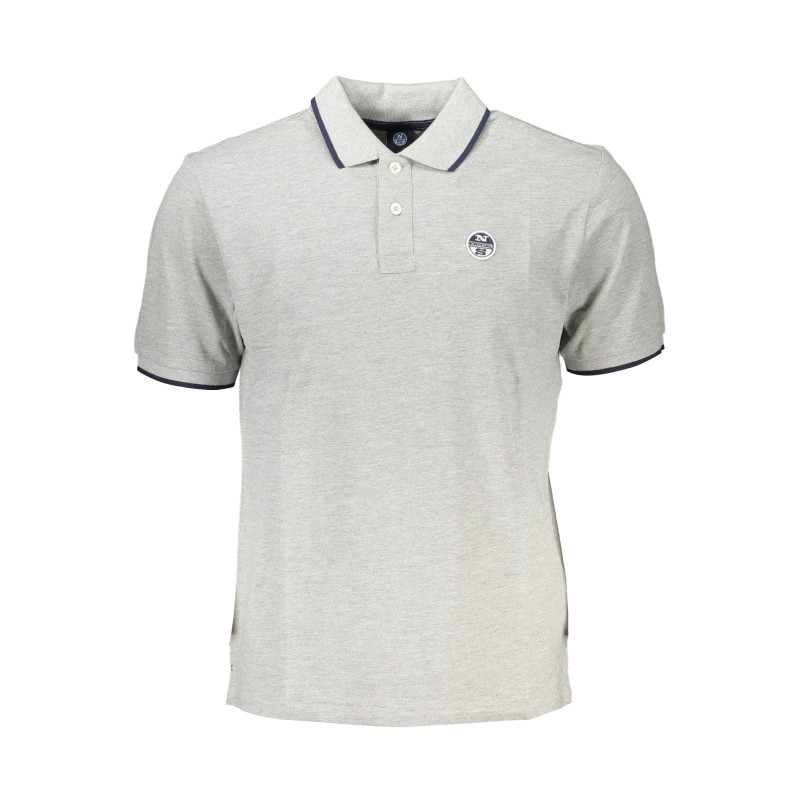 NORTH SAILS POLO MANICHE CORTE UOMO GRIGIO