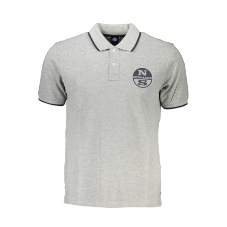 NORTH SAILS POLO MANICHE CORTE UOMO GRIGIO