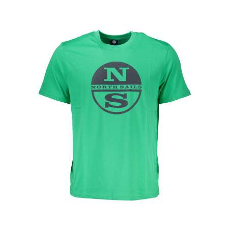 NORTH SAILS T-SHIRT MANICHE CORTE UOMO VERDE