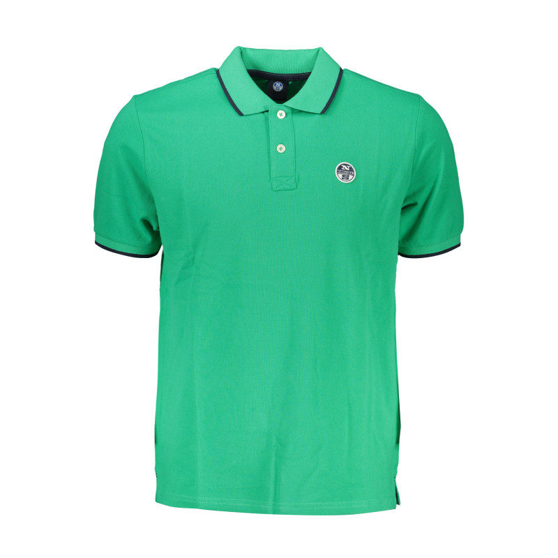 NORTH SAILS POLO MANICHE CORTE UOMO VERDE