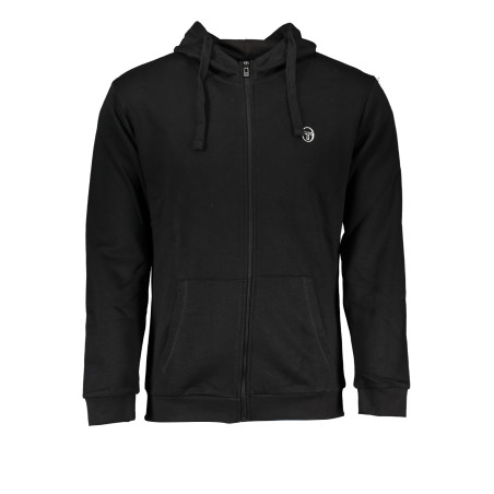 SERGIO TACCHINI FELPA CON ZIP UOMO NERO