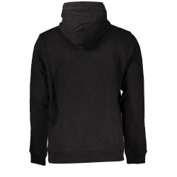 TOMMY HILFIGER MEN&39S BLACK ZIPLESS SWEATSHIRT