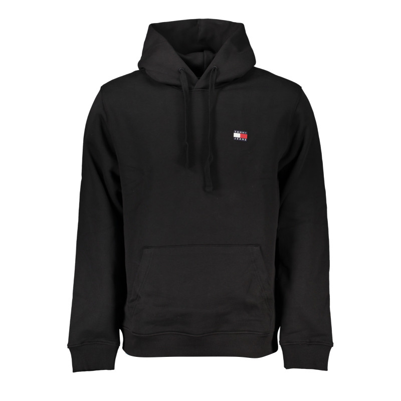 TOMMY HILFIGER FELPA SENZA ZIP UOMO NERO