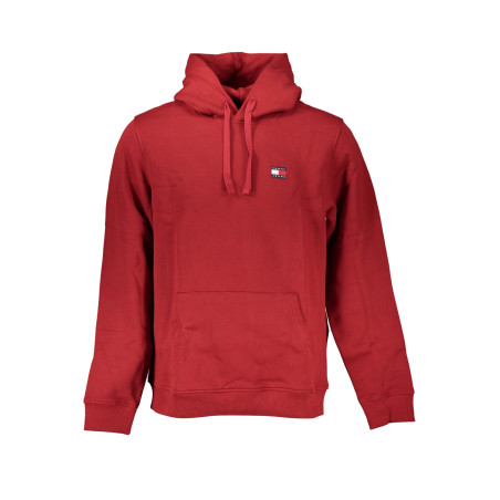 TOMMY HILFIGER FELPA SENZA ZIP UOMO ROSSO