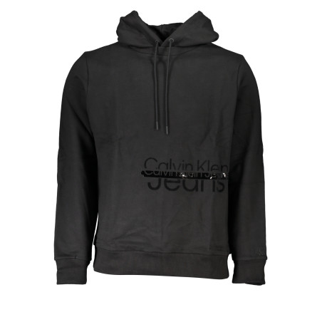 CALVIN KLEIN MEN&39S BLACK ZIPLESS SWEATSHIRT