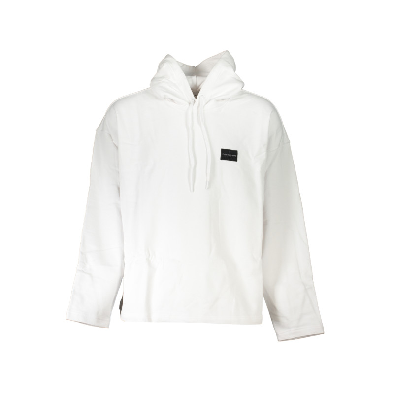 CALVIN KLEIN FELPA SENZA ZIP UOMO BIANCO