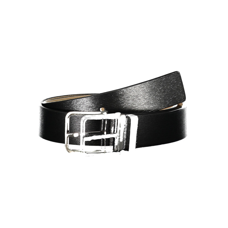 CALVIN KLEIN MEN&39S BLACK LEATHER BELT