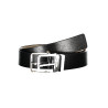 CALVIN KLEIN MEN&39S BLACK LEATHER BELT