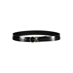 CALVIN KLEIN WOMEN&39S BLACK LEATHER BELT