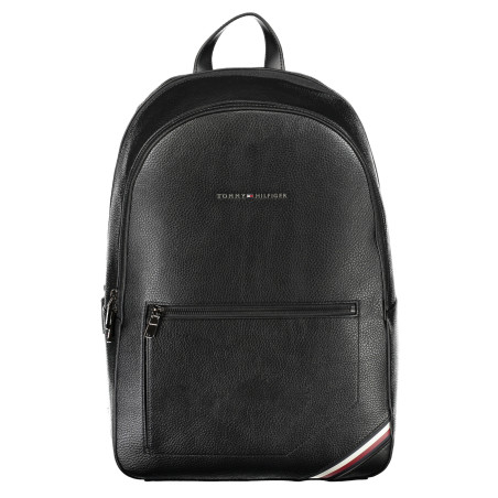 TOMMY HILFIGER MEN&39S BLACK BACKPACK