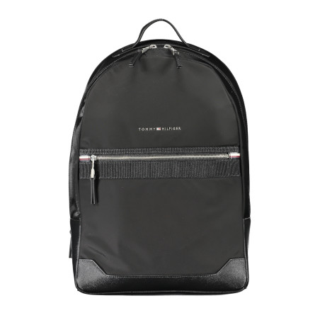 TOMMY HILFIGER MEN&39S BLACK BACKPACK