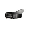 TOMMY HILFIGER MEN&39S BLACK LEATHER BELT