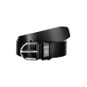 TOMMY HILFIGER WOMEN&39S BLACK LEATHER BELT