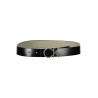 CALVIN KLEIN WOMEN&39S BLACK LEATHER BELT