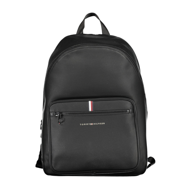 TOMMY HILFIGER MEN&39S BLACK BACKPACK