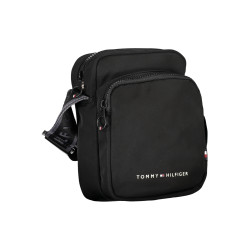 TOMMY HILFIGER MEN&39S BLACK SHOULDER BAG