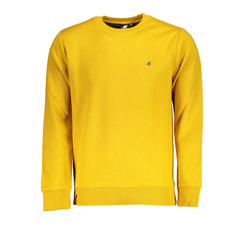 US GRAND POLO MEN&39S YELLOW ZIPLESS SWEATSHIRT