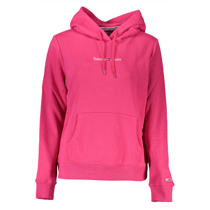 TOMMY HILFIGER WOMEN&39S PINK ZIPLESS SWEATSHIRT