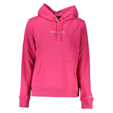 TOMMY HILFIGER FELPA SENZA ZIP DONNA ROSA