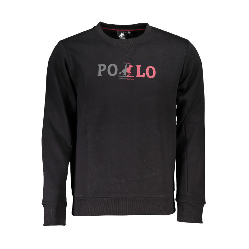 US GRAND POLO MEN&39S BLACK ZIP-OUT SWEATSHIRT