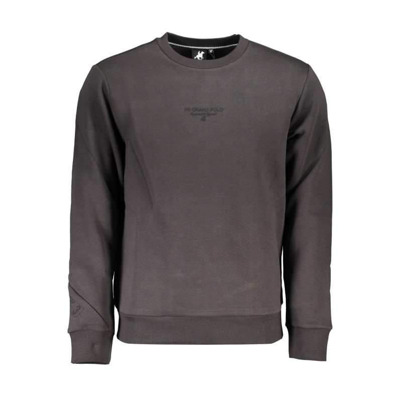 US GRAND POLO MEN&39S GRAY ZIPLESS SWEATSHIRT