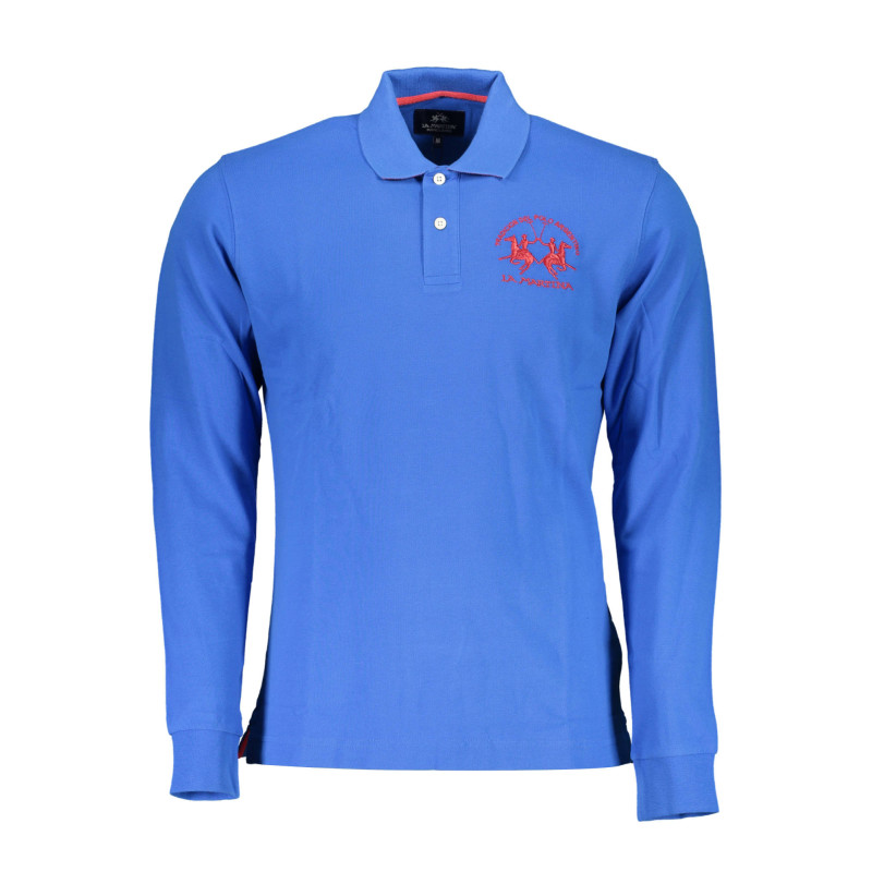 LA MARTINA MEN&39S LONG SLEEVED POLO SHIRT BLUE