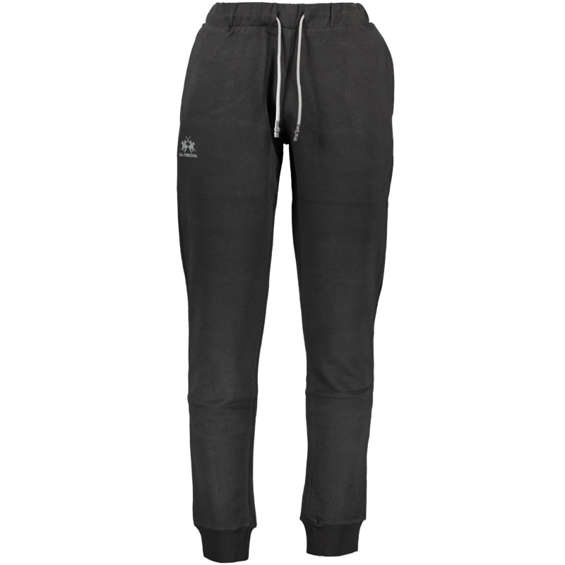 LA MARTINA BLACK MEN&39S TROUSERS