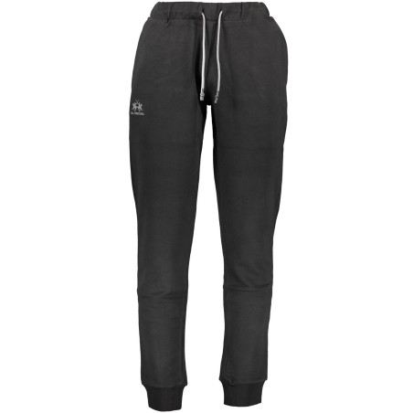 LA MARTINA BLACK MEN&39S TROUSERS