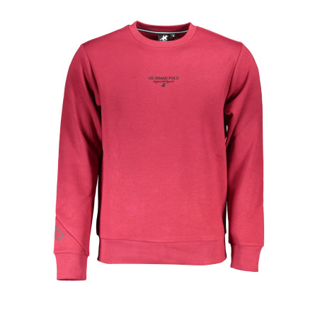 US GRAND POLO MEN&39S RED ZIP-OUT SWEATSHIRT