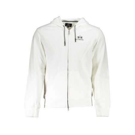 LA MARTINA MEN&39S WHITE ZIP SWEATSHIRT