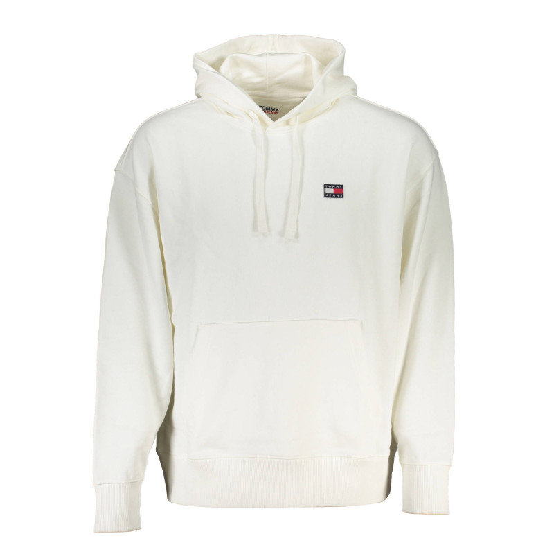 TOMMY HILFIGER FELPA SENZA ZIP UOMO BIANCO