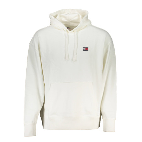 TOMMY HILFIGER MEN&39S WHITE ZIPLESS SWEATSHIRT