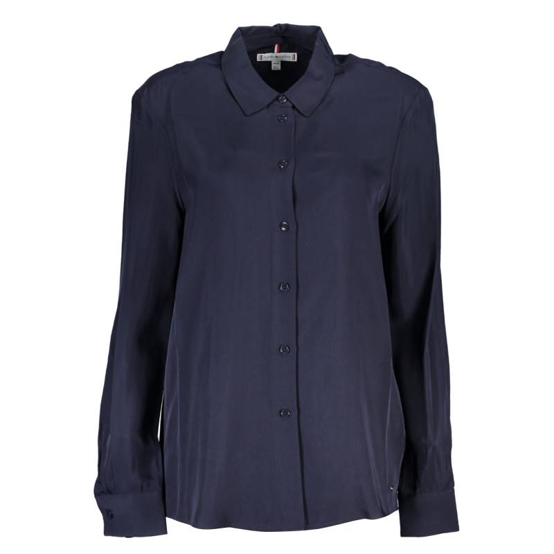 TOMMY HILFIGER WOMEN&39S LONG SLEEVE SHIRT BLUE