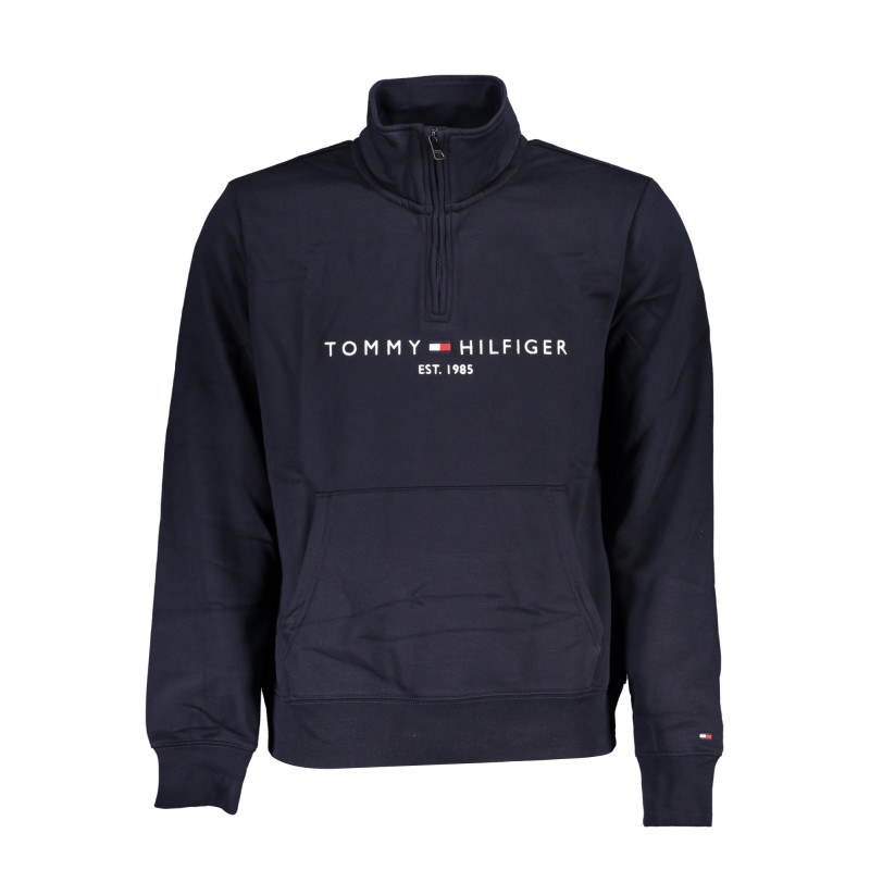 TOMMY HILFIGER MEN&39S BLUE ZIPLESS SWEATSHIRT