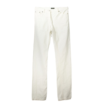 FRED PERRY PANTALONE DONNA BIANCO