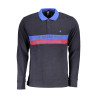 US GRAND POLO MEN&39S LONG SLEEVED POLO SHIRT BLUE