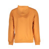 GUESS JEANS MEN&39S ORANGE ZIPLESS SWEATSHIRT