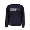 GUESS JEANS MEN&39S BLUE ZIPLESS SWEATSHIRT