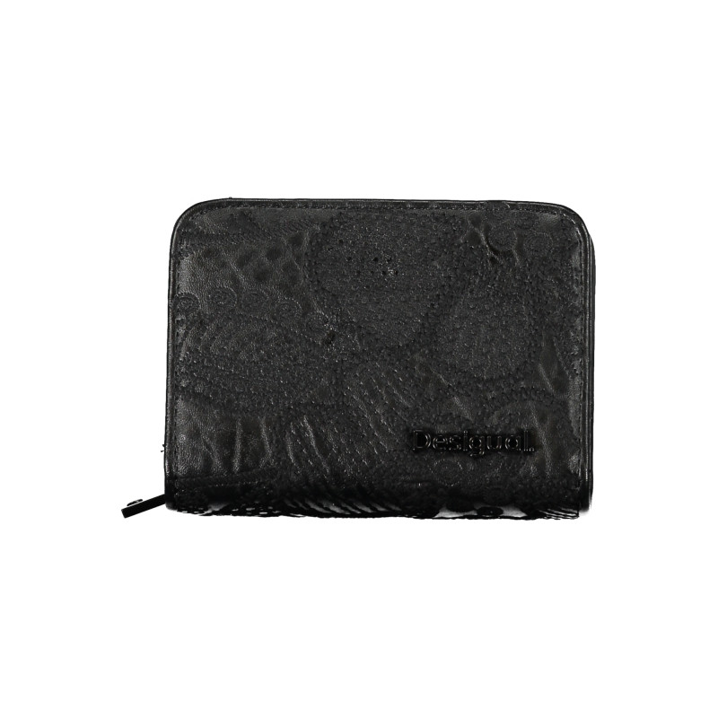 DESIGUAL BLACK WOMEN&39S WALLET