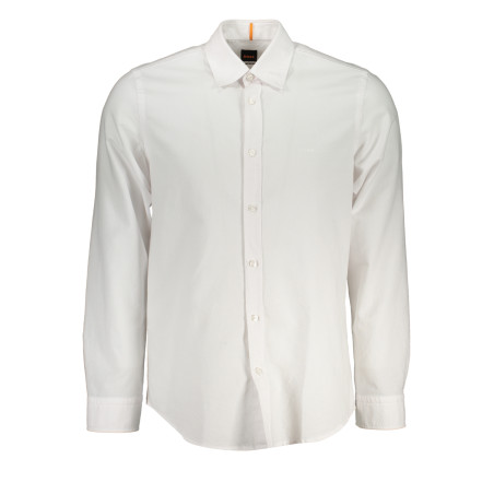 HUGO BOSS MEN&39S WHITE LONG SLEEVED SHIRT