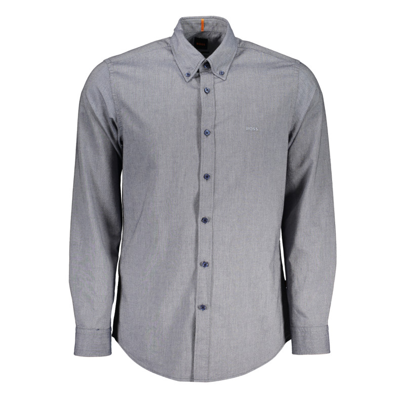 HUGO BOSS CAMICIA MANICHE LUNGHE UOMO BLU