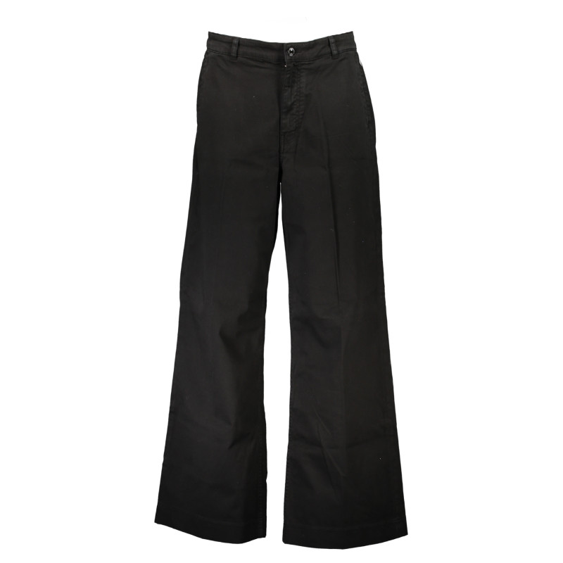 GUESS JEANS BLACK WOMEN&39S TROUSERS